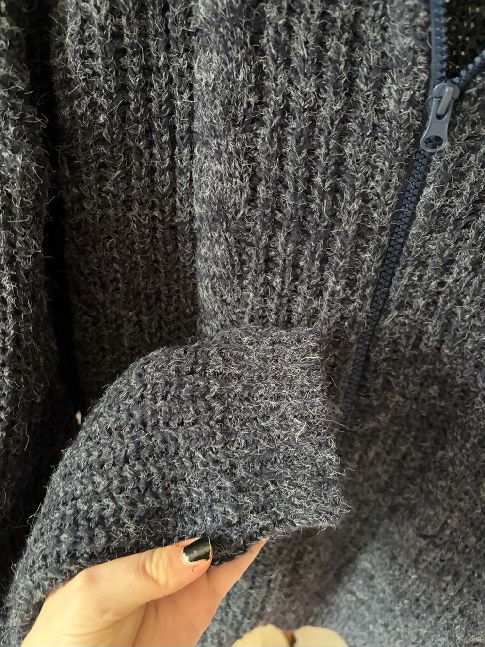 Dazy Less Sweater Zip-Up - Picture 3 of 6